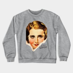 Barbara Stanwyck Crewneck Sweatshirt